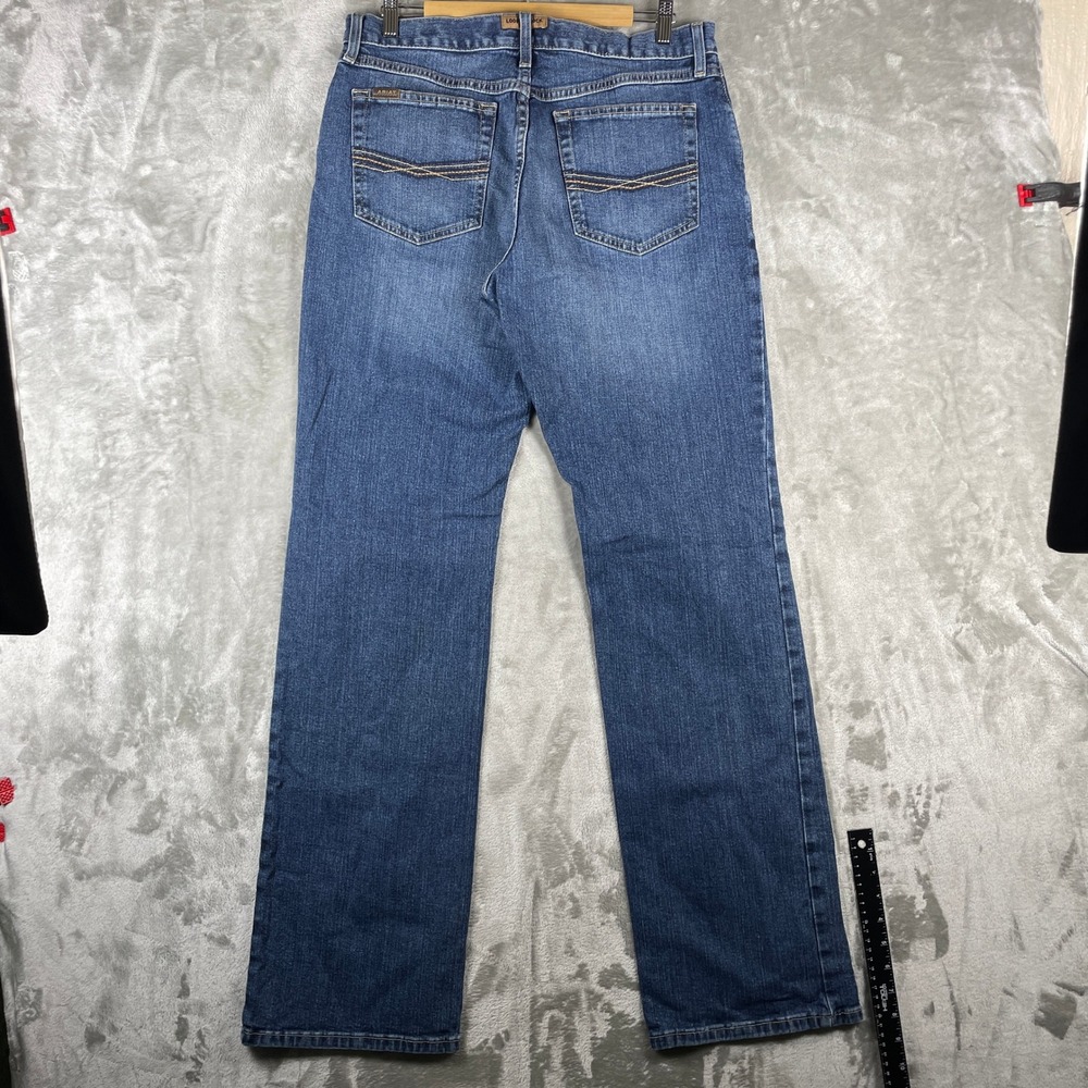 Ariat M4 Relaxed Boot Cut Jeans Mens 32x36 Blue Legacy Kilroy Denim - Picture 5 of 10